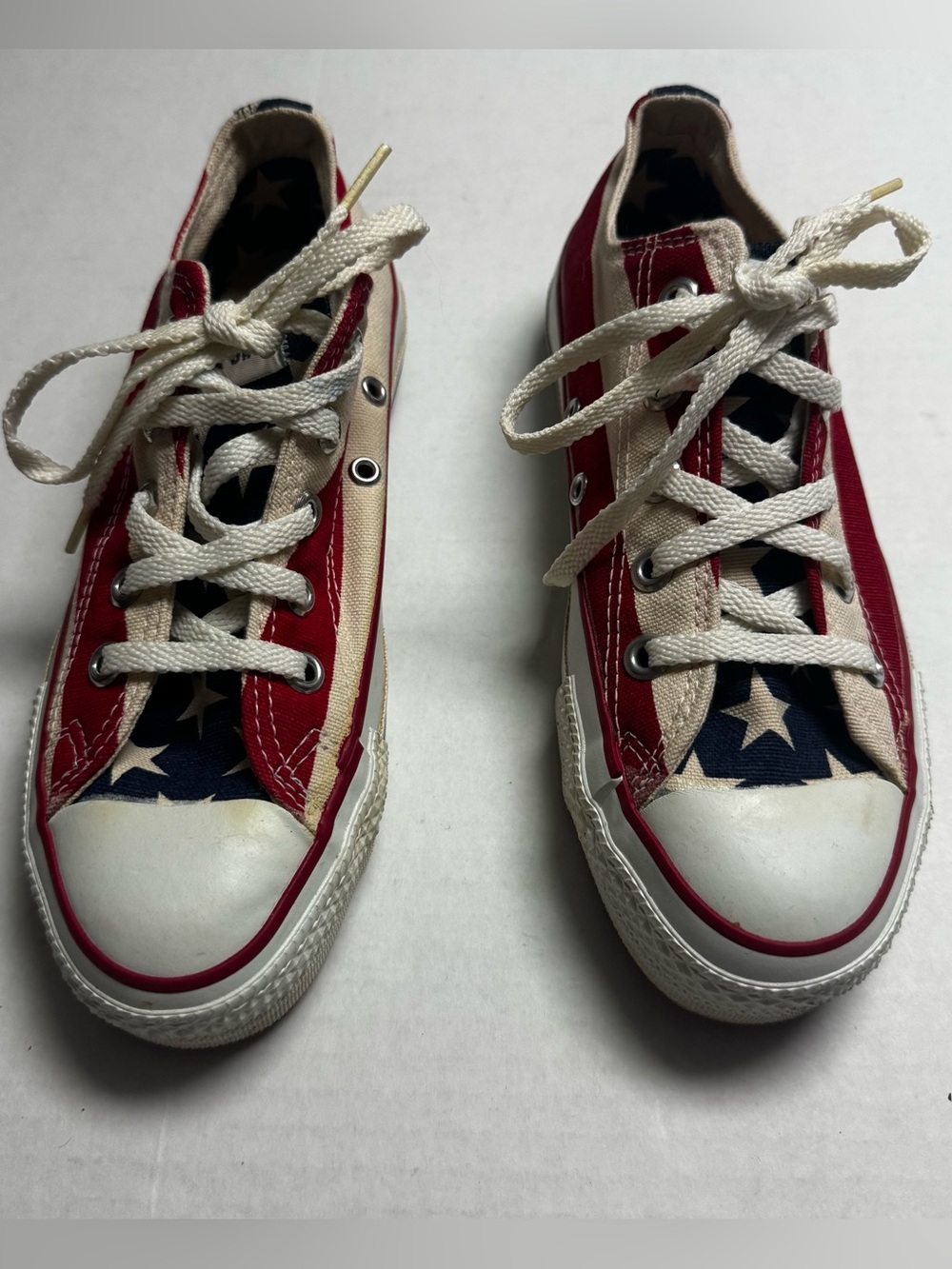Vintage Unisex Converse All Star Low Top American Flag Sneaker Men’s 4 Women’s 6